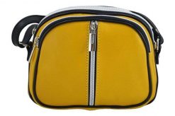 Listonoszka c. żółta BARBERINI'S skórzana 03-43. Żółte torby na ramię damskie Barberinis, bez wzorów, ze skóry, na ramię, bez dodatków. Za 164.99 zł.
