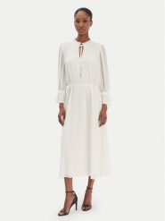 JOOP! Sukienka codzienna Dinah2 30100718 Écru Regular Fit. Sukienki damskie JOOP!, na co dzień, bez wzorów, z syntetyku, bez kołnierzyka, bez ramiączek, proste. Za 1,229.00 zł.