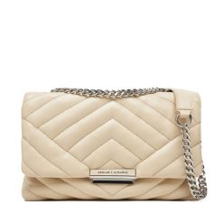 Torebka Armani Exchange. Brązowe torebki do ręki damskie Armani Exchange, bez wzorów, bez dodatków. Za 809.99 zł.