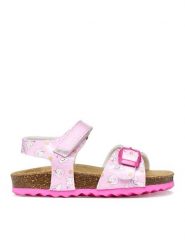 Geox Sandały B Sandal Chalki Girl B922RA 000FC C8206 M Różowy. Czerwone sandały dziewczęce Geox, ze skóry, bez zapięcia. Za 169.99 zł.