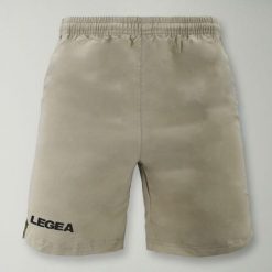 Bermudy do Biegania Olimpia Special Beżowe. Brązowe szorty sportowe damskie Legea, na lato, bez wzorów, do biegania. Za 64.00 zł.