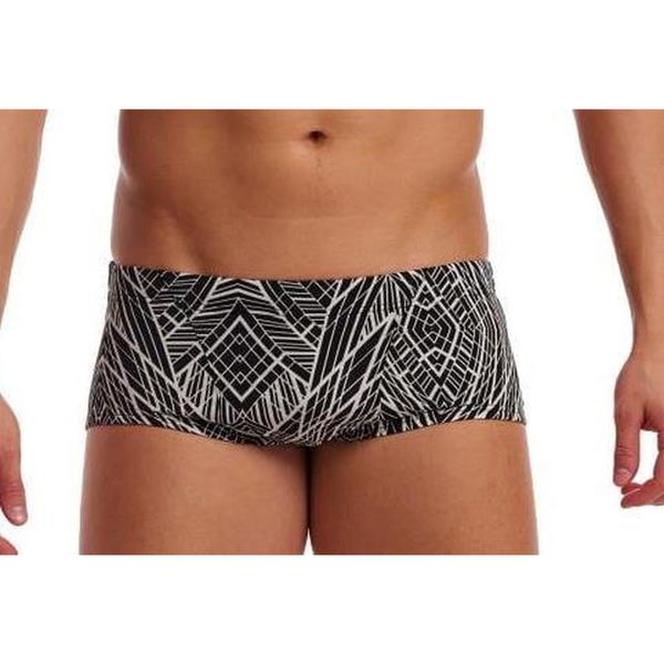 Kąpielówki Funky Trunks Space Signals - trunki męskie. Czarne kąpielówki męskie FUNKY TRUNKS, m, bez wzorów, do pływania. Za 159.00 zł.