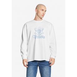 Koszulka sportowa męska Prosto Crest z długim rękawem. Białe koszulki sportowe męskie Prosto., m, bez wzorów, bez kołnierzyka, bez ramiączek. Za 164.99 zł.