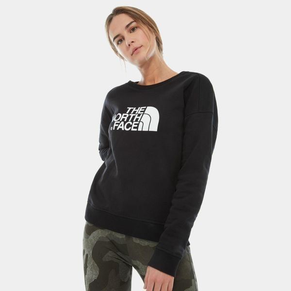 The North Face Bluza Drew Peak Nf0A3S4Gjk3. Czarne bluzy damskie The North Face, l, bez wzorów, z bawełny, bez kaptura. Za 310.50 zł.