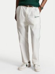 Polo Ralph Lauren Chinosy 710B19643001 Biały Classic Fit. Białe eleganckie spodnie męskie Polo Ralph Lauren, l, bez wzorów, z syntetyku. Za 1,103.99 zł.