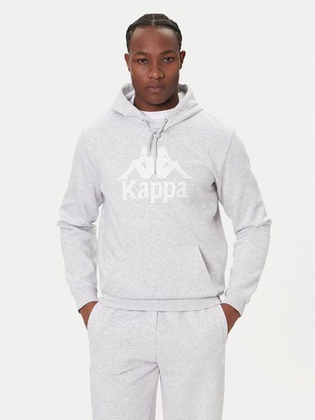 Kappa Bluza Malmo 3 341M43W Szary Regular Fit. Szare bluzy męskie Kappa, m, bez wzorów, z bawełny, bez kaptura. Za 199.99 zł.
