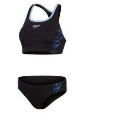 Strój kąpielowy dwuczęściowy damski Speedo Placement 2 Piece. Czarne bikini damskie Speedo, s, bez wzorów. W wyprzedaży za 198.00 zł.