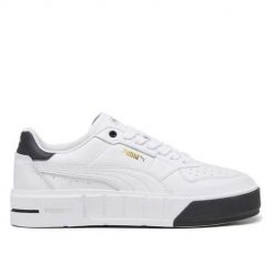 Buty do chodzenia damskie Puma cali court. Białe obuwie sportowe damskie Puma, bez wzorów, z materiału, trekkingowe. Za 335.00 zł.