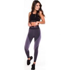 Gym Hero - Legginsy Heather. Brązowe legginsy damskie Gym Hero, z dzianiny. W wyprzedaży za 149.90 zł.