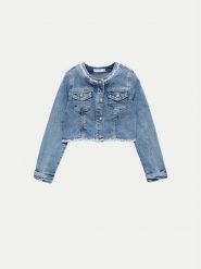 Abel & Lula Kurtka jeansowa 5369 Niebieski Regular Fit. Niebieskie kurtki i płaszcze dla dziewczynek Abel & Lula, bez wzorów, z bawełny, bez kaptura. Za 179.99 zł.