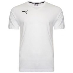 T-Shirt Puma Teamgoal 23 Casuals Tee 04 Dorosłych. Białe koszulki sportowe męskie Puma, m, bez wzorów, z bawełny, bez kołnierzyka, bez ramiączek, do piłki nożnej. W wyprzedaży za 141.80 zł.