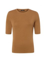 Opus Koszulka z domieszką wełny Kobiety brązowy, 44. Brązowe t-shirty damskie Opus, bez wzorów, z wełny, bez kołnierzyka. Za 199.95 zł.