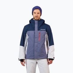 Kurtka narciarska męska Rossignol Velika Insulated. Niebieskie kurtki sportowe męskie Rossignol, na zimę, m, bez wzorów, narciarskie. Za 1,249.00 zł.