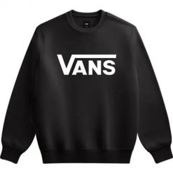 Bluza sportowa męska Vans VN000JSFBLK1. Czarne bluzy męskie Vans, m, bez wzorów, z bawełny, bez kaptura. Za 409.99 zł.