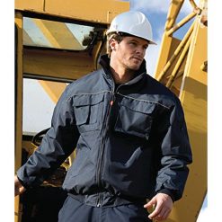Męska Kurtka Sabre Pilot. Niebieskie kurtki męskie RESULT, l, z aplikacjami, z materiału, bez kaptura. Za 204.99 zł.