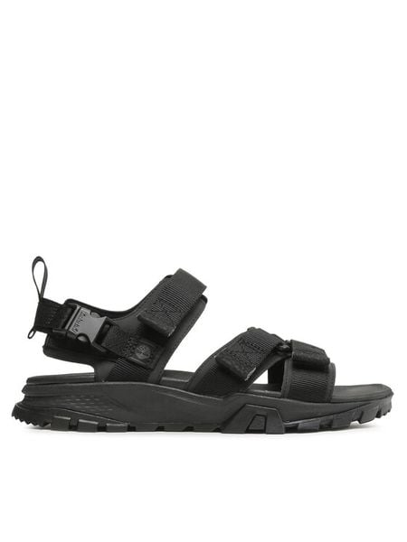 Timberland Sandały Garrison Trail Web Sandal TB0A2E4G0151 Czarny. Czarne sandały męskie Timberland, z materiału, bez zapięcia. Za 449.99 zł.