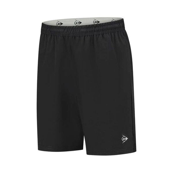 Spodenki sportowe męskie Dunlop Club Woven 7 Short. Czarne krótkie spodenki sportowe męskie Dunlop, m, bez wzorów. Za 139.99 zł.