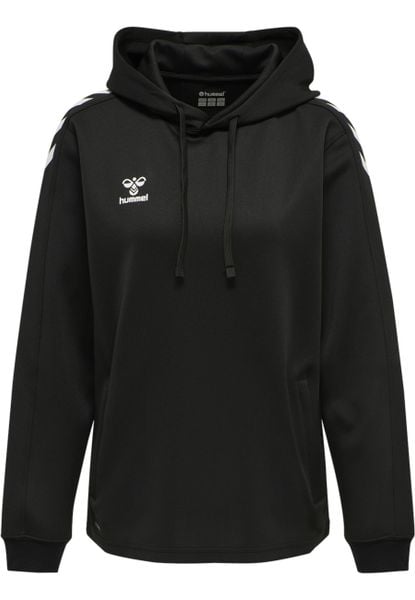 Bluza do piłki ręcznej damska Hummel Core XK z kapturem. Czerwone bluzy damskie Hummel, xl, bez wzorów, z polaru, z kapturem. Za 167.90 zł.