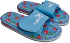 Piankowe klapki Kubota - Rzep Rozmiar 38 - Wiśnie. Klapki męskie Kubota. Za 49.99 zł.