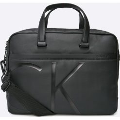 Calvin Klein Jeans - Torebka. Torby na laptopa męskie Calvin Klein Jeans, w paski, z bawełny. W wyprzedaży za 449.90 zł.