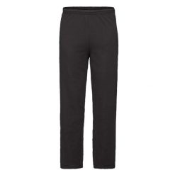 Męskie Lekkie Spodnie Do Joggingu. Czarne spodnie sportowe męskie Fruit of the Loom, na lato, m, bez wzorów, do biegania. Za 64.99 zł.