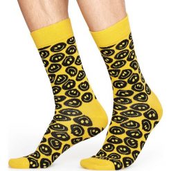 Happy Socks - Skarpetki Twisted Smile. Brązowe skarpety damskie Happy Socks. Za 39.90 zł.