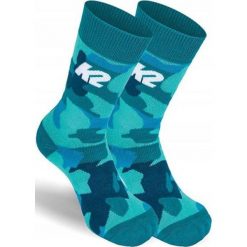 Skarpety na rolki K2 Junior Turquoise Blue 2 pak 2021. Niebieskie buty sportowe męskie K2, bez wzorów. Za 39.00 zł.