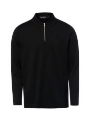 KARL LAGERFELD koszulka polo z długim rękawem Mężczyźni Bawełna czarny, XXL. Czarne bluzki z długim rękawem męskie KARL LAGERFELD, m, bez wzorów, z bawełny, eleganckie, bez kołnierzyka. Za 699.95 zł.