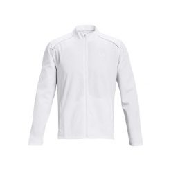 Kurtka wodoodporna Under Armour Storm. Białe kurtki męskie Under Armour, s, bez wzorów, z materiału, bez kaptura. Za 273.15 zł.