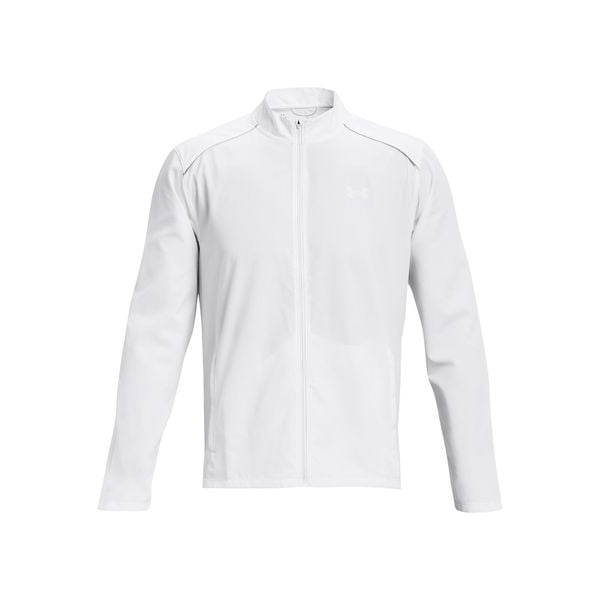 Kurtka wodoodporna Under Armour Storm. Białe kurtki męskie Under Armour, s, bez wzorów, z materiału, bez kaptura. Za 322.70 zł.