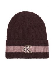 Calvin Klein Czapka LV04F8100G Bordowy. Czerwone czapki i kapelusze damskie Calvin Klein, na zimę, bez wzorów, z poliesteru. Za 209.99 zł.