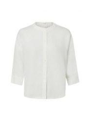 Opus Lniana bluzka - Fulis Kobiety len (100%) biały, 44. Białe bluzki damskie Opus, bez wzorów, ze lnu, bez kołnierzyka, bez ramiączek. Za 329.95 zł.