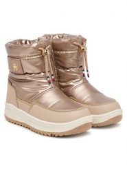 Tommy Hilfiger Śniegowce Loki T3AD-35206-1474 M Beżowy. Brązowe buty zimowe dziewczęce Tommy Hilfiger, bez wzorów, bez zapięcia. Za 534.99 zł.