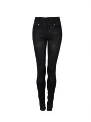 Guess Jeansy "Skinny" | W2RA47 D4KI1 | Kobieta | Czarny. Czarne jeansy damskie Guess, z podwyższonym stanem. W wyprzedaży za 329.00 zł.