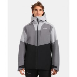 Męska kurtka narciarska Kilpi KILLYAN-M. Czarne kurtki snowboardowe męskie Kilpi, m, bez wzorów, bez kaptura, narciarskie. Za 938.45 zł.