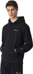 Bluza męska Champion Hooded Sweatshirt czarna 220729 KK001 2XL. Czarne bluzy męskie Champion, m, bez wzorów, bez kaptura. Za 301.05 zł.