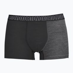Bokserki termoaktywne męskie ORTOVOX 150 Essential Briefs. Czarne bielizna termoaktywna męska ORTOVOX, m, bez wzorów, z elastanu. Za 159.99 zł.