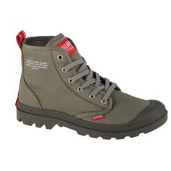 Buty sportowe Sneakersy unisex, Pampa Hi Dare. Szare obuwie sportowe damskie Palladium, bez wzorów, z materiału, trekkingowe. Za 369.99 zł.