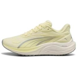 Buty do biegania damskie PUMA Electrify Nitro 4. Żółte obuwie sportowe damskie Puma, bez wzorów, do biegania. Za 389.99 zł.