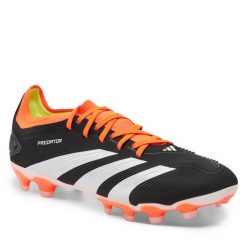 Buty do piłki nożnej adidas. Czarne buty sportowe męskie Adidas, bez zapięcia. Za 419.99 zł.