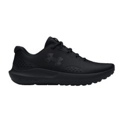 Buty do biegania Under Armour Charged Surge 4. Czarne buty sportowe męskie Under Armour, z gumy, bez zapięcia, do biegania. Za 229.00 zł.