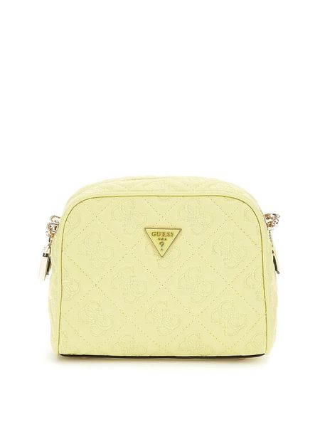 Guess Torebka 176299 Żółty. Żółte listonoszki damskie Guess, z aplikacjami, bez dodatków. Za 549.99 zł.