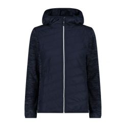 Damska kurtka z kapturem CMP. Czarne kurtki damskie CMP, bez wzorów, z puchu, z kapturem. Za 414.35 zł.