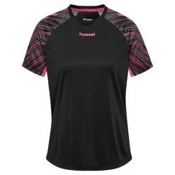 Damska koszulka treningowa Hummel Blaze Pro. Czarne koszulki sportowe damskie Hummel, l, bez wzorów, z materiału, bez kołnierzyka, bez ramiączek, na fitness i siłownię. Za 138.00 zł.
