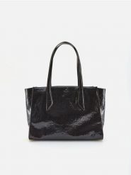 Torebka shopper - mahoniowy. Brązowe torebki shopper damskie Reserved, bez wzorów, ze skóry, bez dodatków. Za 179.99 zł.