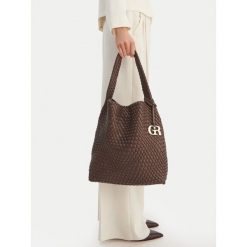 Torebka GINO ROSSI. Brązowe torebki do ręki damskie Gino Rossi, bez wzorów, klasyczne, bez dodatków. Za 299.99 zł.
