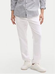 Tom Tailor Spodnie materiałowe 1044716 Biały Regular Fit. Białe spodnie materiałowe męskie Tom Tailor, l, bez wzorów, z bawełny. Za 189.99 zł.