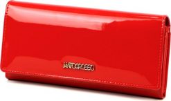 Portfel damski skórzany PELLUCCI 0946-404 RFID czerwony. Czerwone portfele damskie Mato Grosso, bez wzorów. Za 268.95 zł.