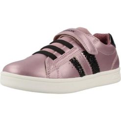 Buty GEOX J DJROCK G. Rose. Czerwone obuwie sportowe damskie Geox, bez wzorów, z syntetyku, na fitness i siłownię. Za 150.99 zł.