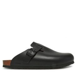 Klapki Josef Seibel. Czarne klapki męskie Josef Seibel. Za 279.99 zł.